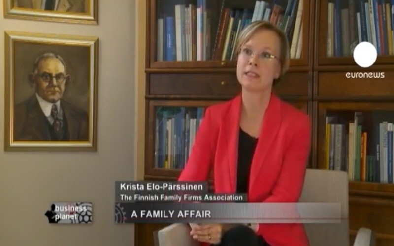 Криста Эло-Пэрссинен Krista Elo-Parssinen - представитель ассоциации The Finnish Family Firms Assotiantion