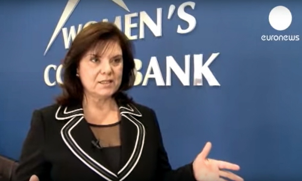 Артемис Турмази Artemis Tourmazi - исполнительный директор Банка Womens Cooperative Bank