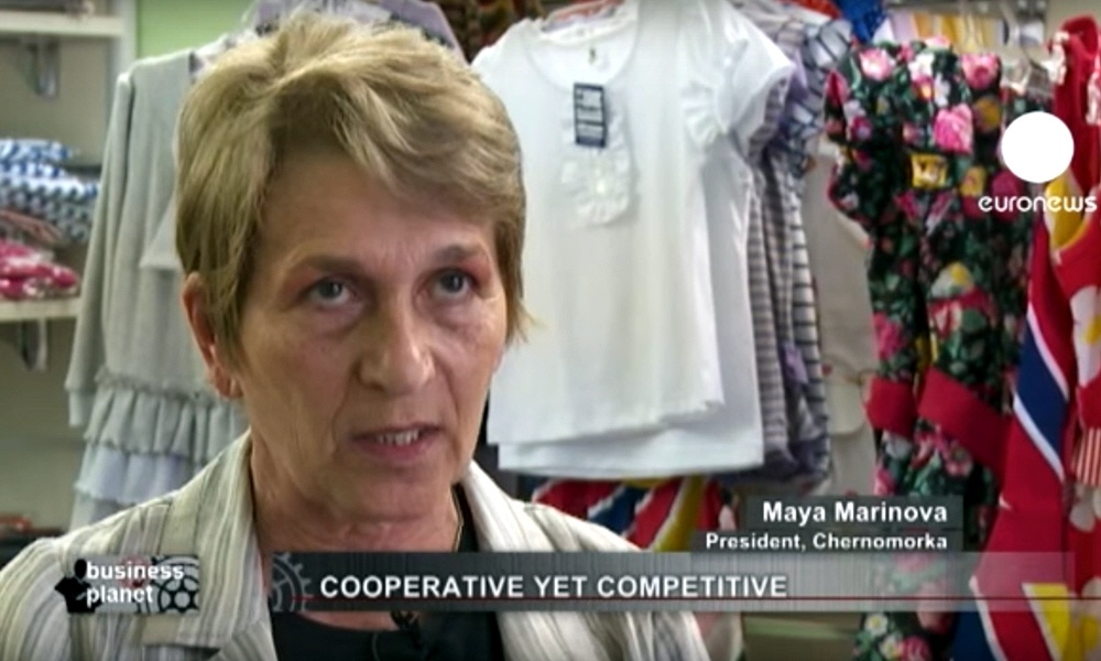 Мая Маринова Maya Marinova - президент швейной компании Черноморка