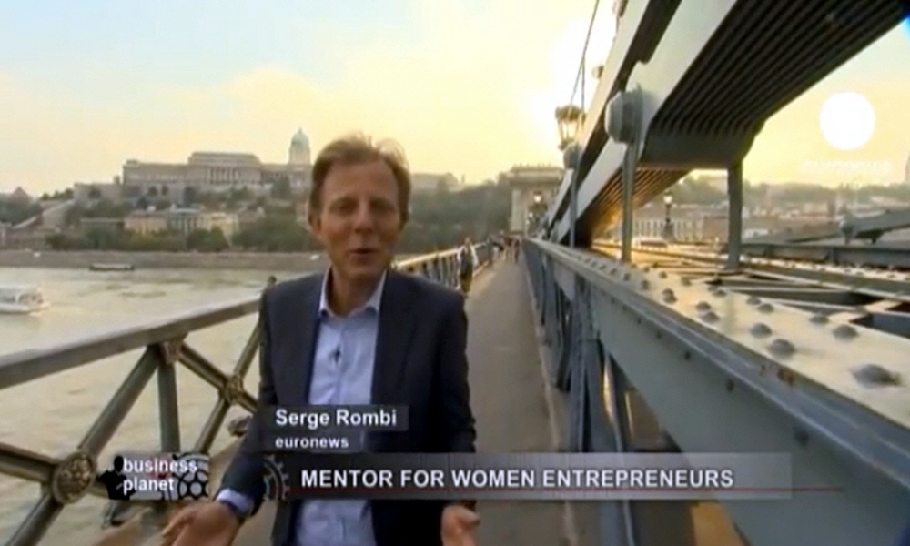 Серж Ромби - ведущий программы Планета Бизнеса на телеканале Euronews