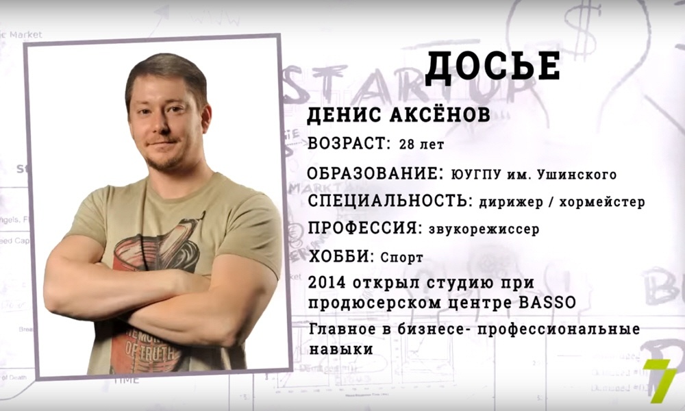 Денис Аксёнов - создатель студии звукозаписи